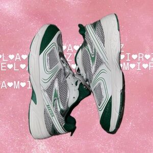 Nautica Green and White Sneakers